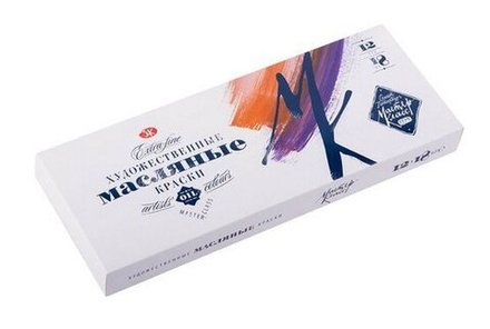 Мастер-Класс Набор масло картон, 12 шт х18 мл