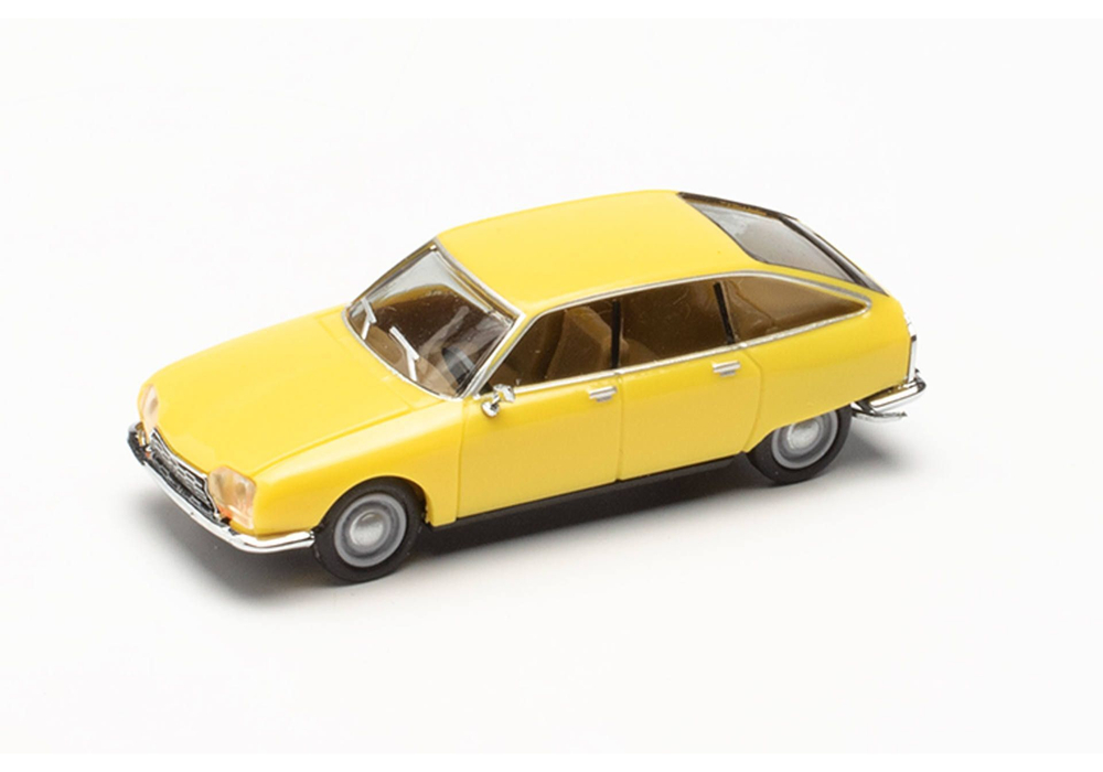 Автомобиль Citroën GS, желтый