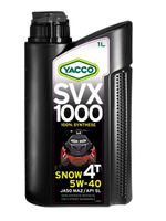 Масло моторное для снегоходов YACCO SVX 1000 SNOW 4T 5W40 (1L)