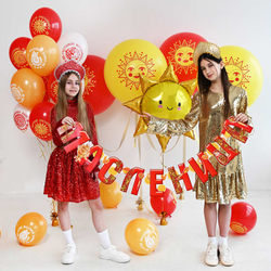 Гирлянда МАСЛЕНИЦА 1,5м