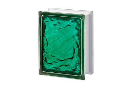 Стеклоблок Vitrablok - Империал - Айс Морская Волна 146x197x80