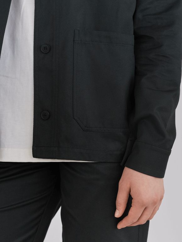 Черные брюки из легкой джинсы