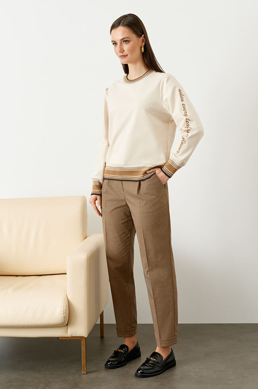 22778 Джемпер женский (ванильный)