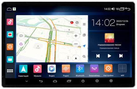 Магнитола для Peugeot 3008 2010-2017 (климат) - Parafar PF082 на Android 13, QLED 2K монитор 11" или 13", 8Гб+128Гб, CarPlay, 4G SIM-слот