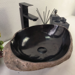 Раковина из речного камня RS-65082 46*35*14 0861