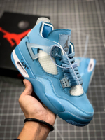 AIR JORDAN 4 RERO X OW BLUE/BLUE/WHITE