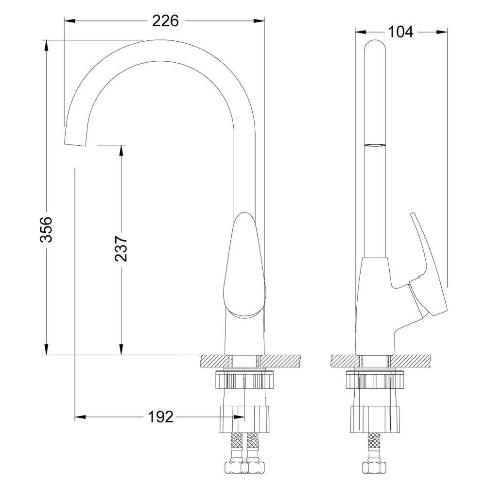 Смеситель Lemark Linara LM0405C для кухни