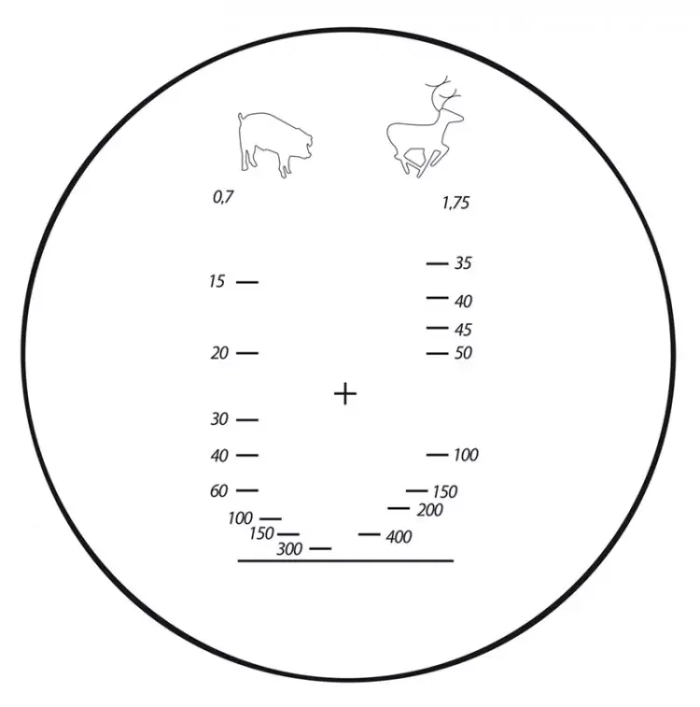 Бинокль Sturman 10x50 с сеткой зелёный