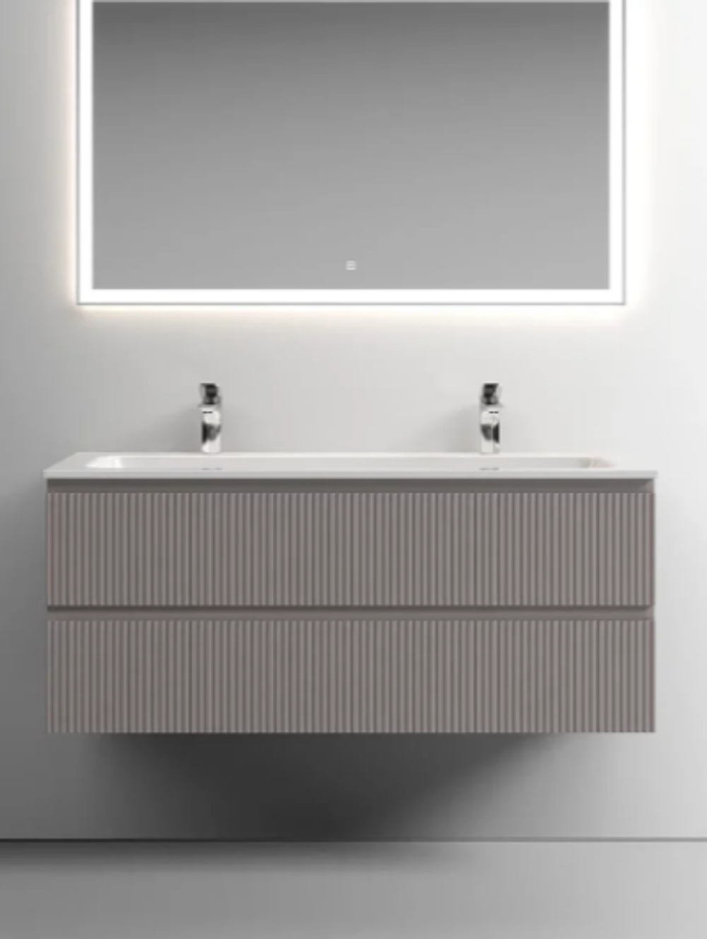 Тумба подвесная SANCOS Snob T 1195х445х500, c двумя ящиками оснащенными доводчиками, Doha Soft, арт.SNT120SM