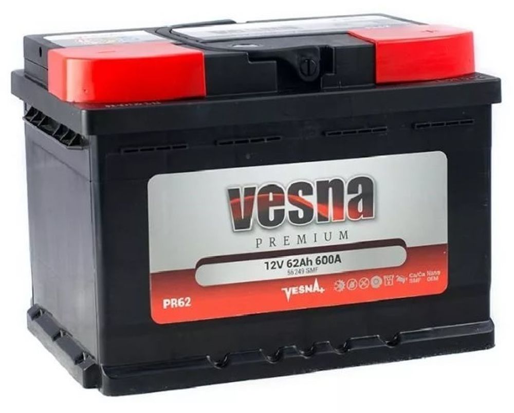 VESNA PREMIUM 6CT- 62 ( 415062 ) аккумулятор