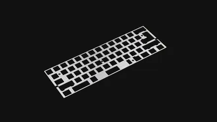 Алюминиевый плейт 60% (silver)
