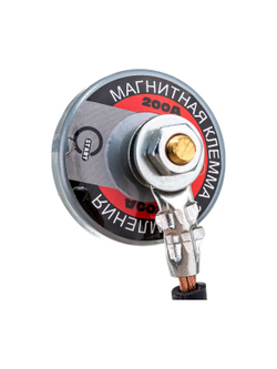 Зажим массы магнитный с кабелем в сборе К16 (3 м; 300 А; DX25; сечение 16 мм²; медь) Gigant G-822