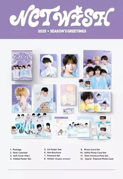 Календарь NCT WISH - 2025 SEASON’S GREETINGS