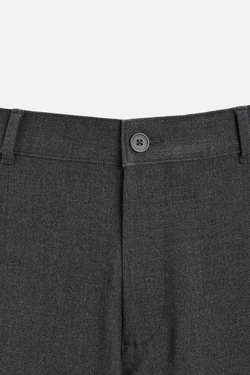 ZARA БРЮКИ RELAXED-FIT, АНТРАЦИТОВО-СЕРЫЙ