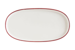 Блюдо овальное 210*100 мм. Линеа Бургундия, форма Хюгге Bonna /1/12/1116/