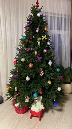 Ель искуственная Царь елка Сапфир 185 см