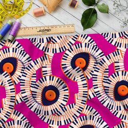 Ткань лён узор из рояльных клавиш