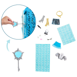 Monster High - Кукла Frightening Crets Фрэнки Штейн + аксессуары JBG81