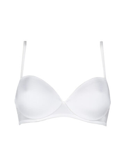 Бюстгальтер-балконет с формованной чашкой из микрофибры (Размер: 4C) (Цвет: карамель (темно-бежевый))