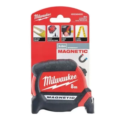 Магнитная рулетка Milwaukee GEN III 8м / ширина 27мм 4932464600