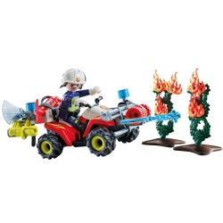 Playmobil - Action Heroes Квадроцикл пожарных в действии 71825