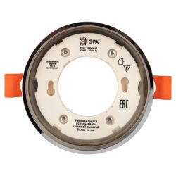 Светильник встраиваемый ЭРА KL82 CH под лампу GX53 хром