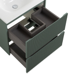 Тумба с раковиной подвесная BelBagno UNO-MINI-800-2C-SO-VO Еловый матовый, раковина белая BB-8099-3-80