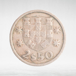 Portugal, 2.50 Escudos, 1965, VF