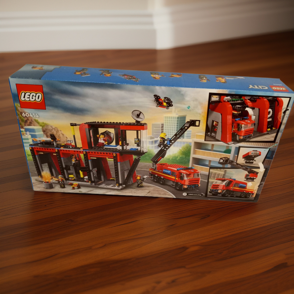 LEGO City 60414 «Пожарная станция с пожарной машиной» — дежурство и вызовы