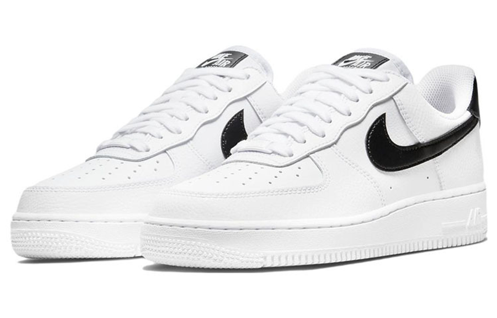 Кроссовки Nike Air Force 1 White Black (Женская размерная сетка)