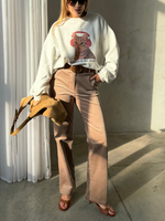 Брюки вельветовые мокко