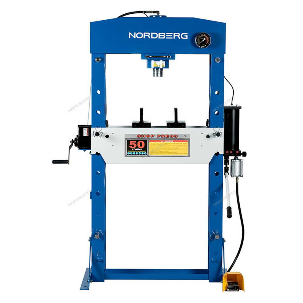 NORDBERG (N3650A) Пресс гидравлический с пневмоприводом 50 т