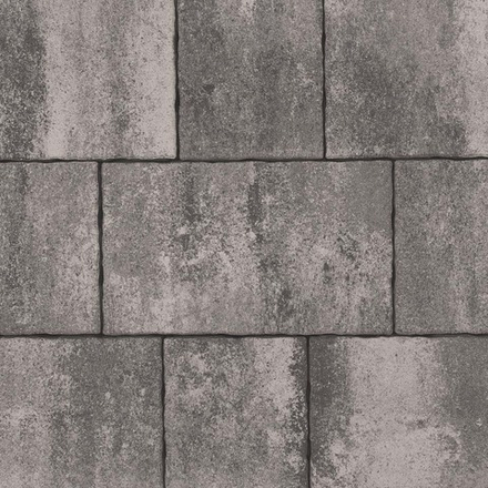 Тротуарная плитка АНТАРА Б.1.АН.6, комплект из 6 видов плит Искусственный камень Шунгит