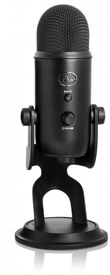 USB-Микрофон Logitech Blue Yeti, черный