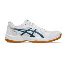 Кроссовки волейбольные мужские ASICS Upcourt 6 1071A104 100, р.9,5(рос.42), бело-синий