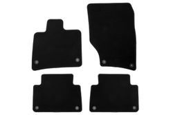 Коврики в салон для AUDI Q7 АКПП 2009-2015, внедорожник , 4 шт. (текстиль) KLEVER01041601200K