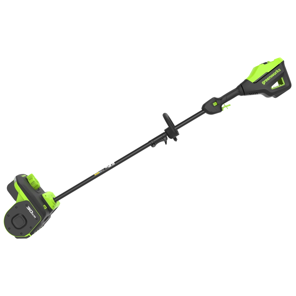 Greenworks GD60SS2 60В аккумуляторная снегоуборочная лопата (1 x 5 Ач, ЗУ) ковш 30 см, выброс 7.6 м 2603207UG