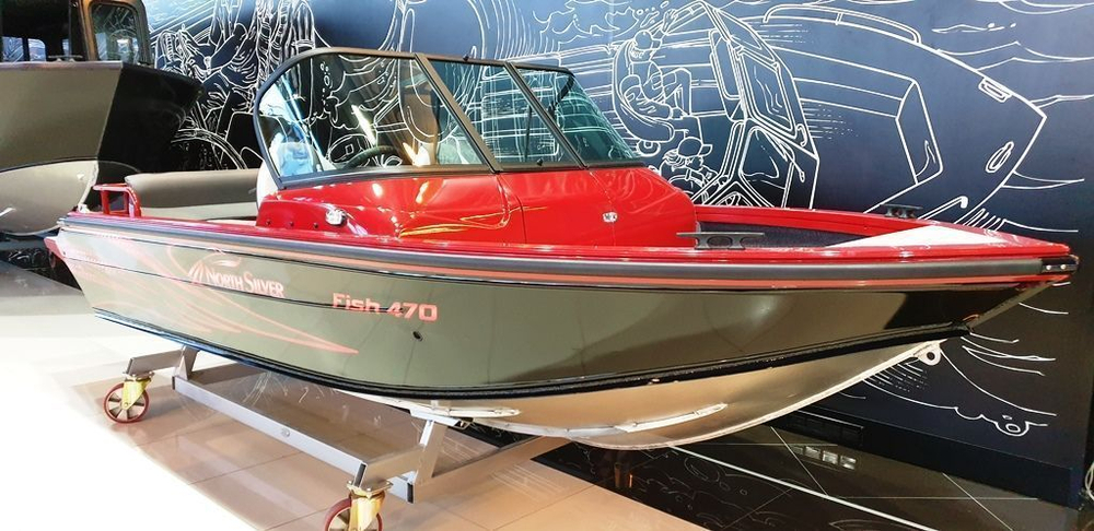 Катер-лодка алюминиевая NORTHSILVER 470 Fish