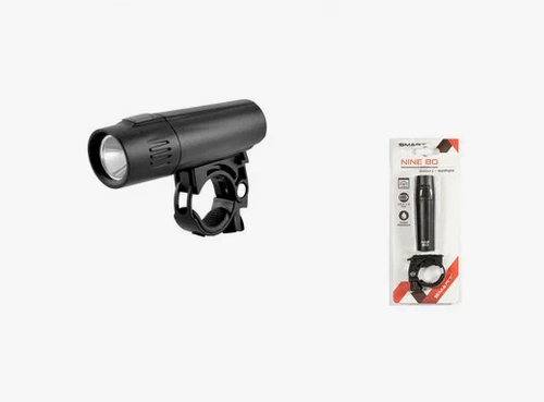 Фара SMART POLARIS передняя, 1 Cree диод 0,5 W, 2 режима, крепеж на руль 22.4-31.8 мм, батарейки в комплекте (50)