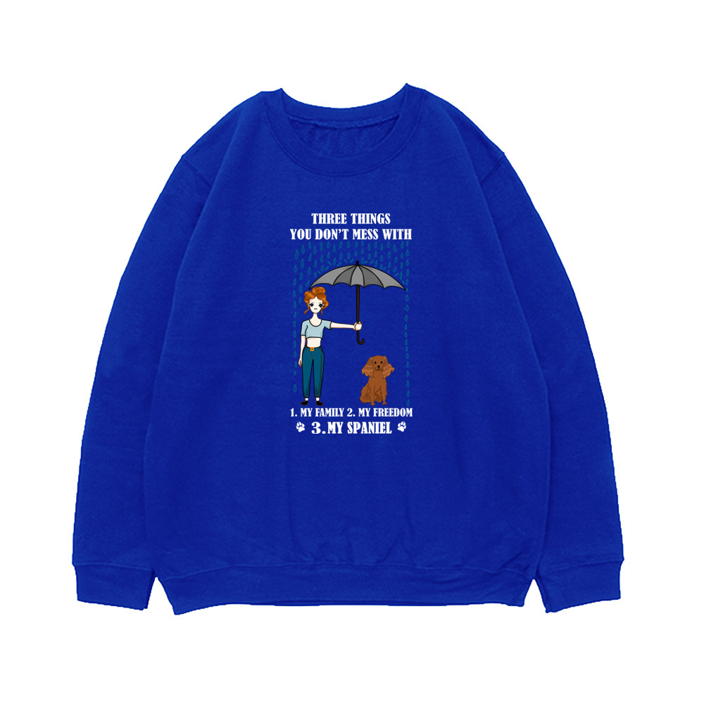 Свитшот "Не шути с владельцем Спаниеля"