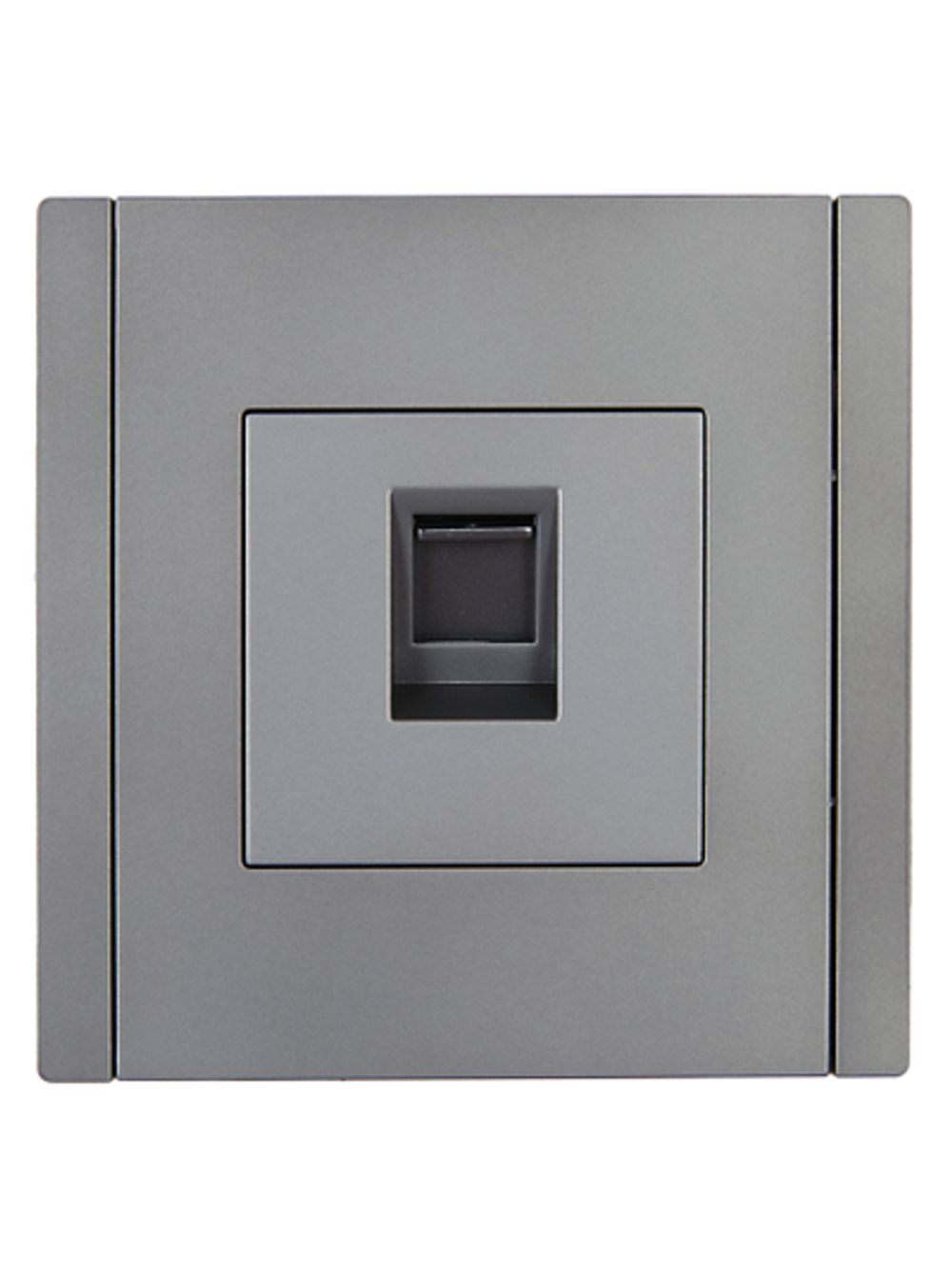 FORTE&PIANO Розетка компьютерная RJ45 кат.5E FP532 сталь IEK