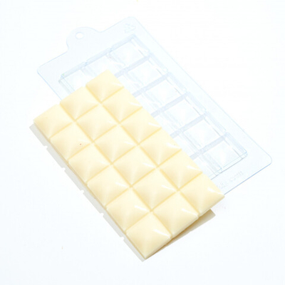 Пластиковая форма для шоколада "Плитка шоколада подушечки"