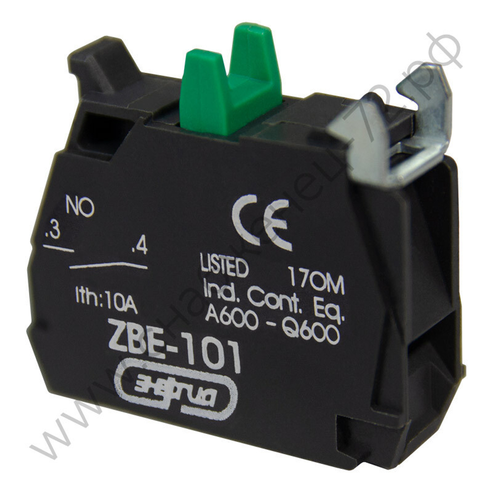 Контакты дополнительные к кнопкам и переключателям Энергия ZB