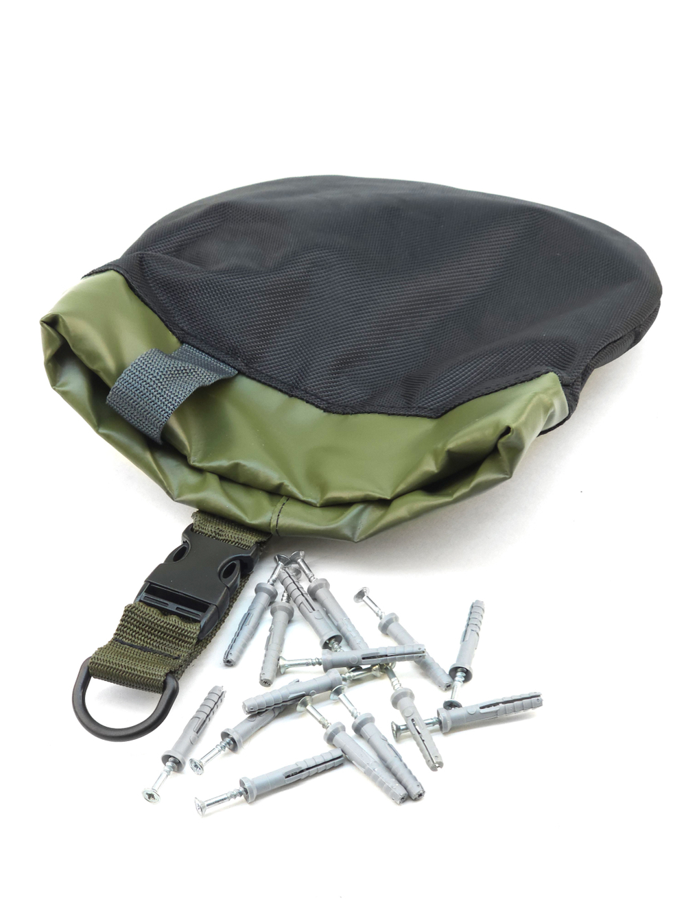 Сумка поясная самозакрывающаяся для крепежа