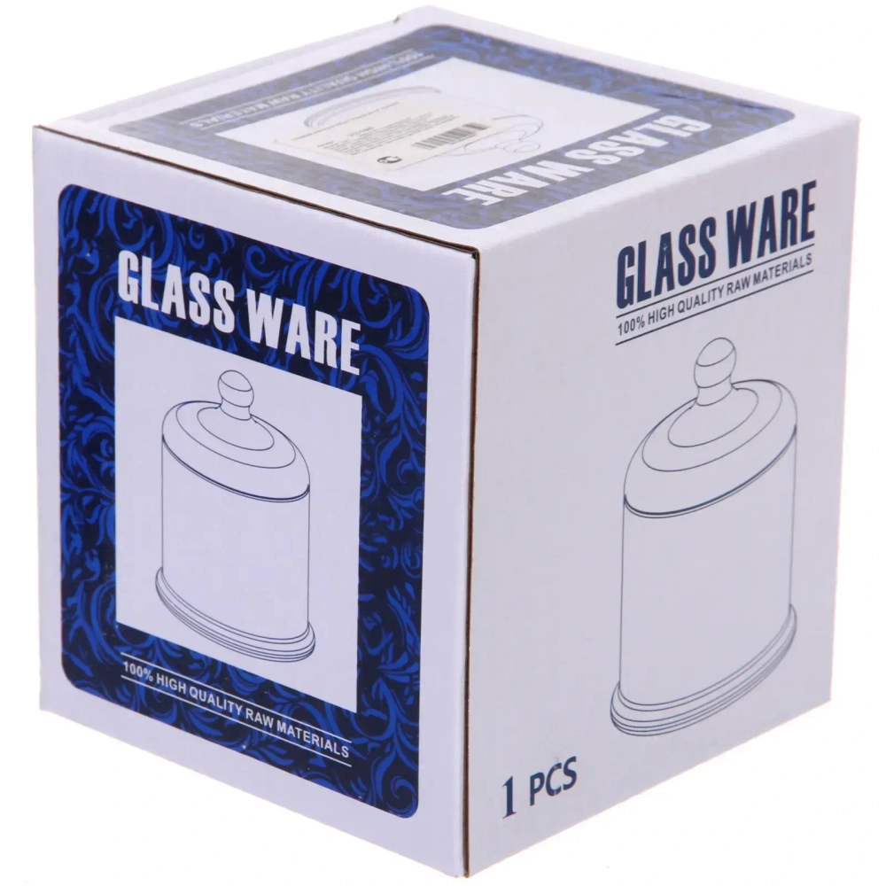 Сахарница стеклянная 550мл «Сладкая мечта» классика