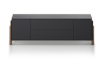 Тумба Basic 2 двери 2 ящика ширина 170 см (черный)