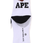 A Bathing Ape Bathing Ape Fw25 Crew Носки белый