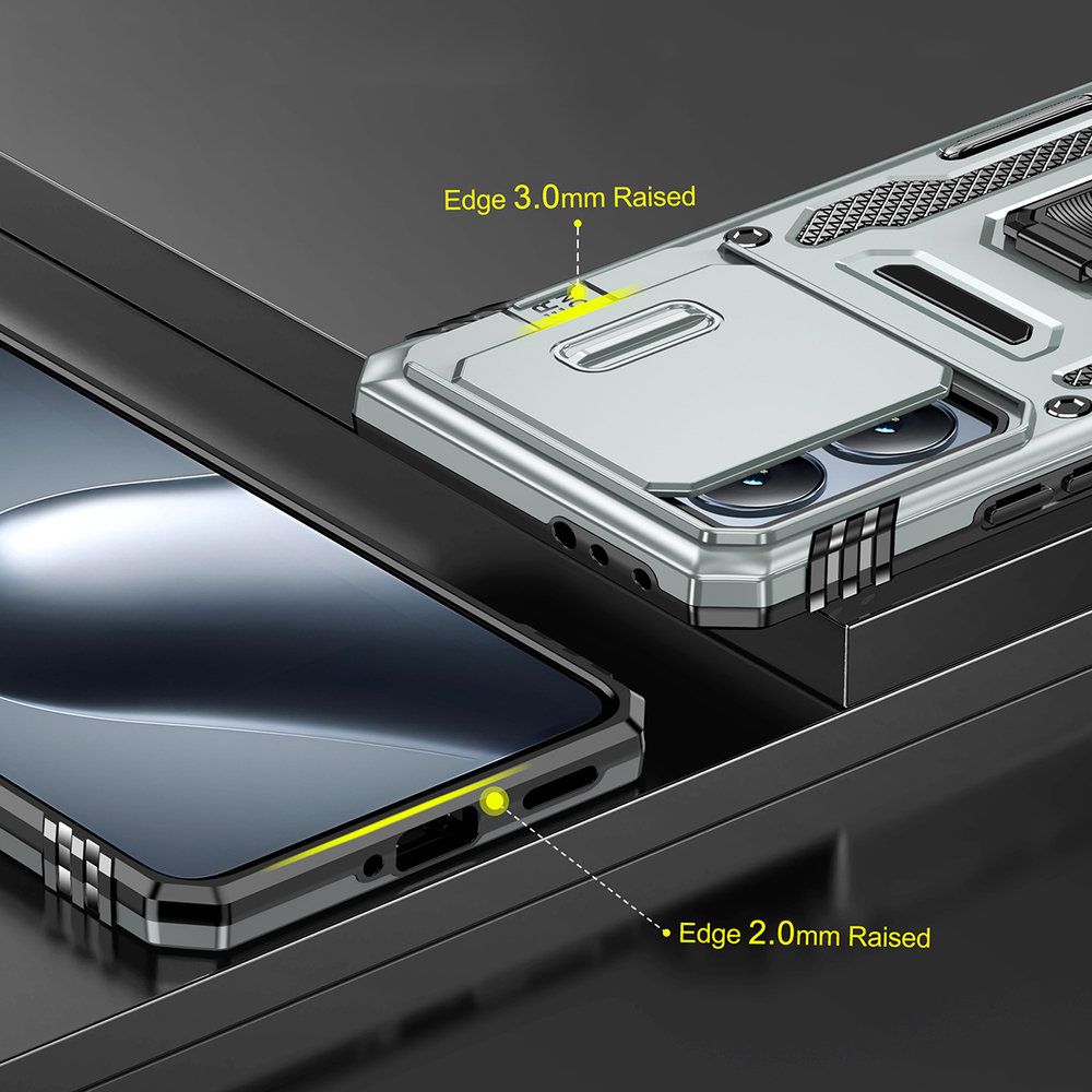 Чехол Safe Case с кольцом и защитой камеры для Xiaomi 14T Pro