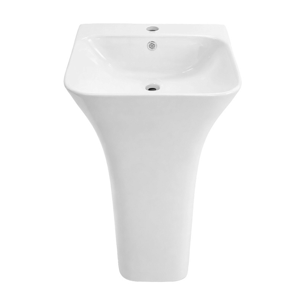 Раковина напольная AZARIO FRETTA SQUARE 450х435х835 отдельностоящая, прямоугольная (AZ-315)