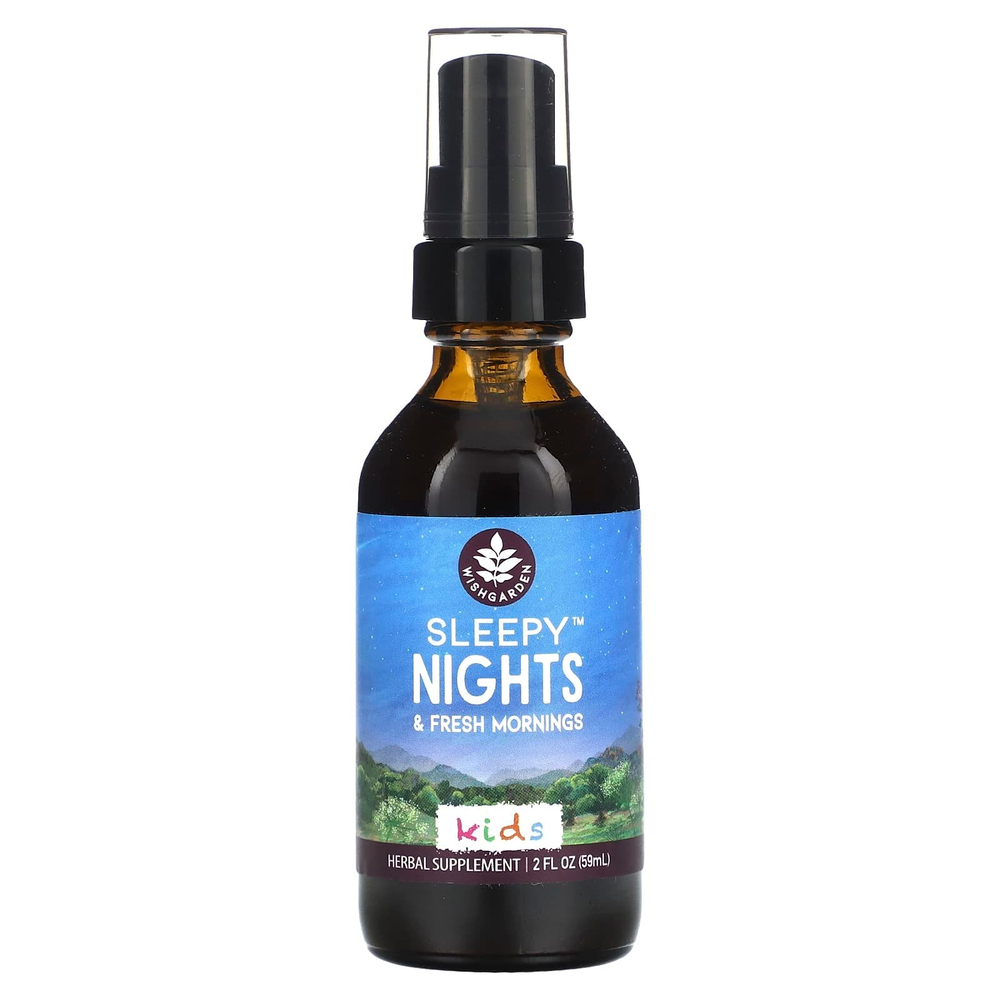WishGarden Herbs, для детей, спокойной ночи и свежести утра, 59 мл (2 жидк. унции)